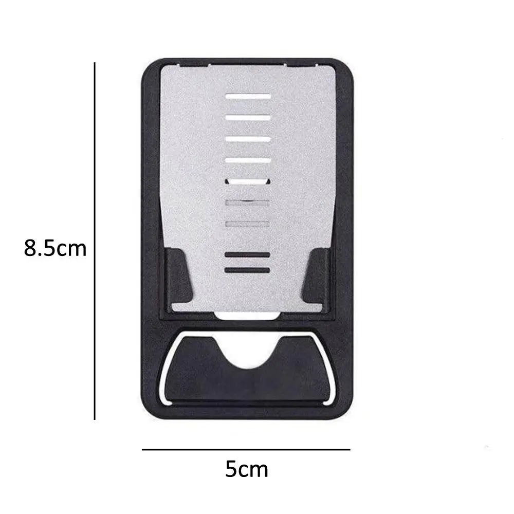 

Aluminum Alloy Card Style Table Desk PC Tablet Angle Adjustable Mobile Phone Stand Phone Rack Lazy Bracket Phone Holders