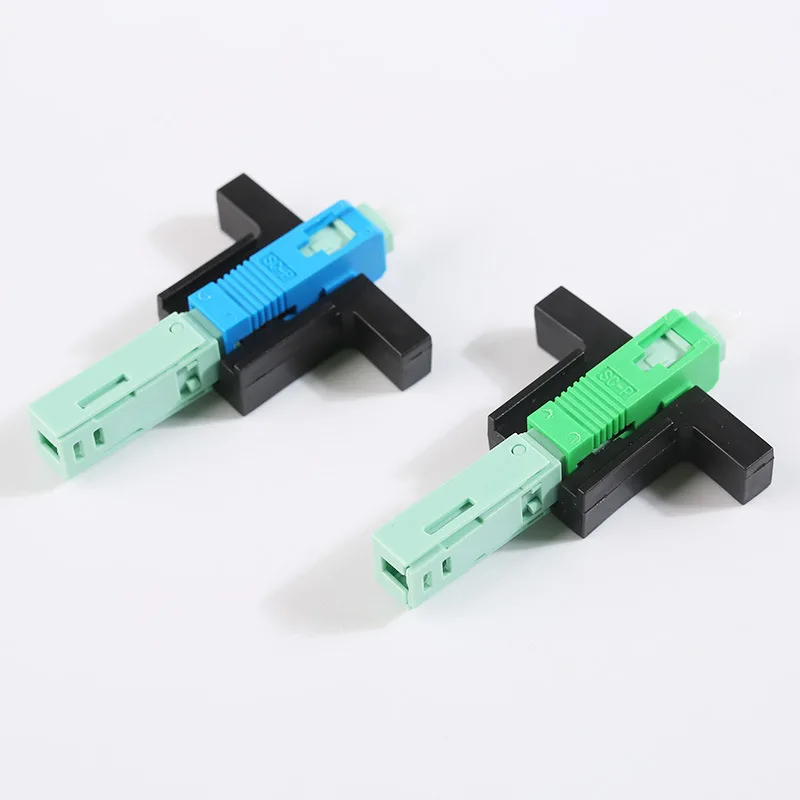 50/100/200/300PCS FTTH SC APC/SC UPC  Single Mode SC Fiber Optic Connector FTTH UPC Fiber Optic Fast Connector SC Fiber Assembly