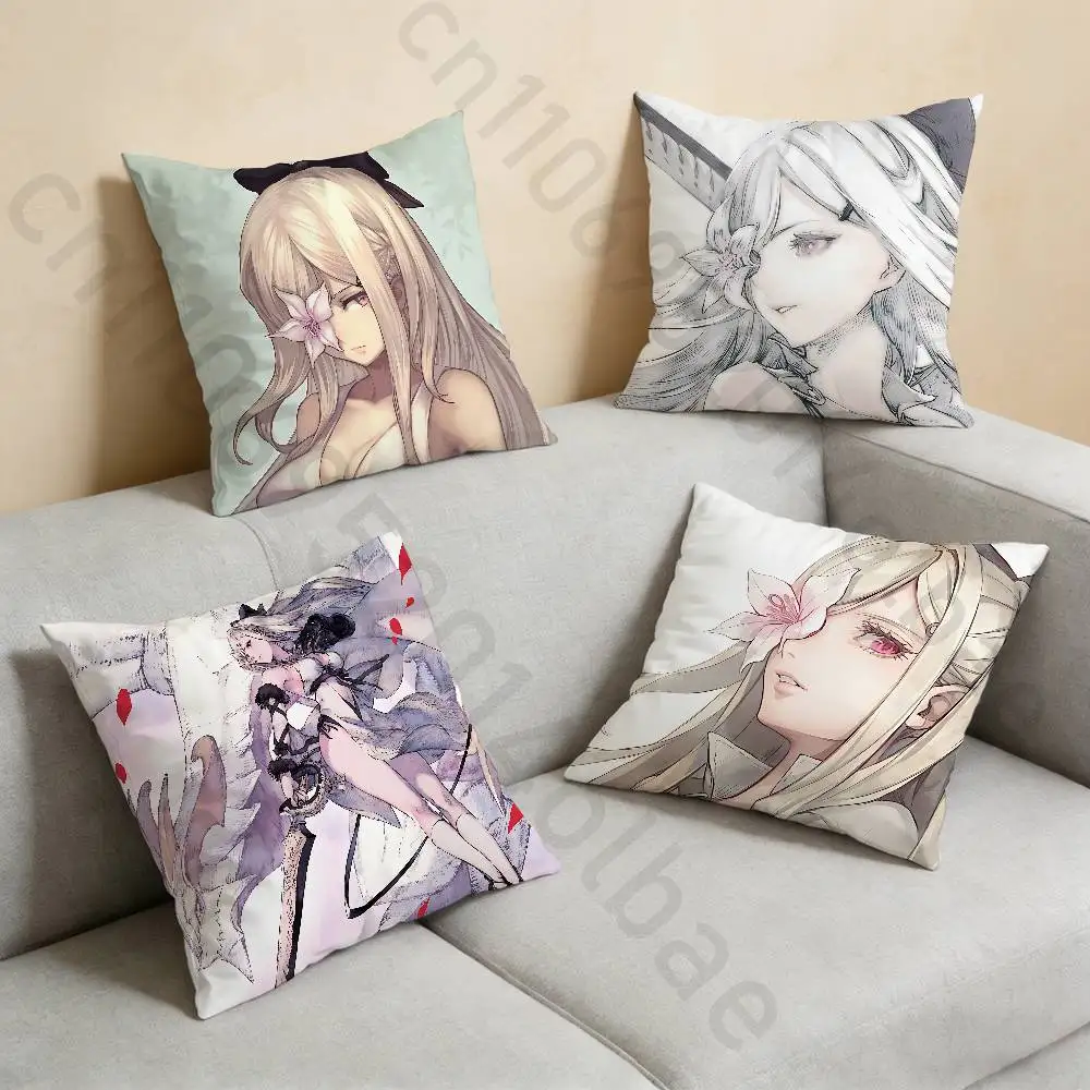 

Game D-Drakengard 3 Zero Pillow Case Pillow Case Living Room Sofa Cushion Cover Suitable For Home Bedroom Room Decoration