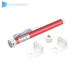 Rollerhouses ES2512 - Motori elettrici per tende a rullo/ombra controllato da 12 V a 2 fili per tende a rullo per camper da 30 mm 38 mm