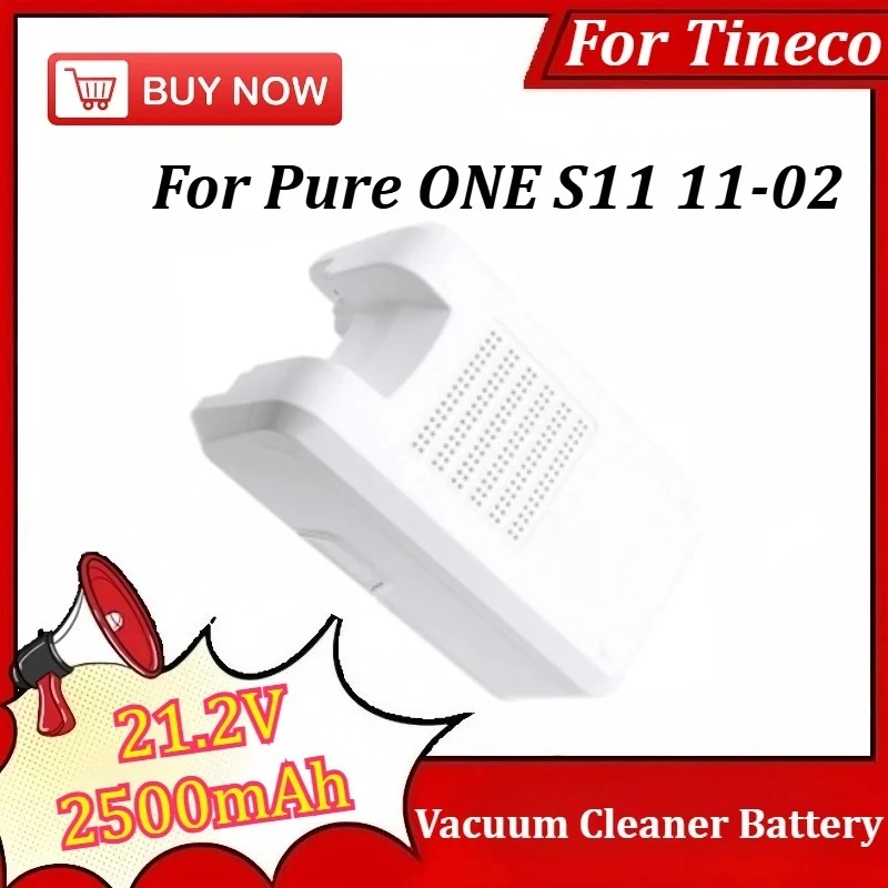 

Vacuum Cleaner Battery 21.2V 2500mAh for Tineco Pure ONE S11 11-02 Replacement Battery