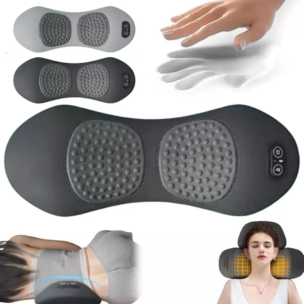 Multi-functional 3 In 1 Back Therapy Massager With Relief Bed Sleeping Shiatsu Deep Tissue Portable Shoulder Lower Back Pain Rel
