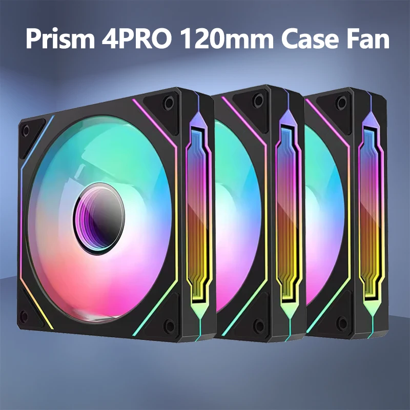 

ICE Whale Prism 4PRO Бесшумный охлаждающий вентилятор 5 В 3PIN ARGB 4PIN PWM 120 мм Вентилятор для компьютерного корпуса с видом на море