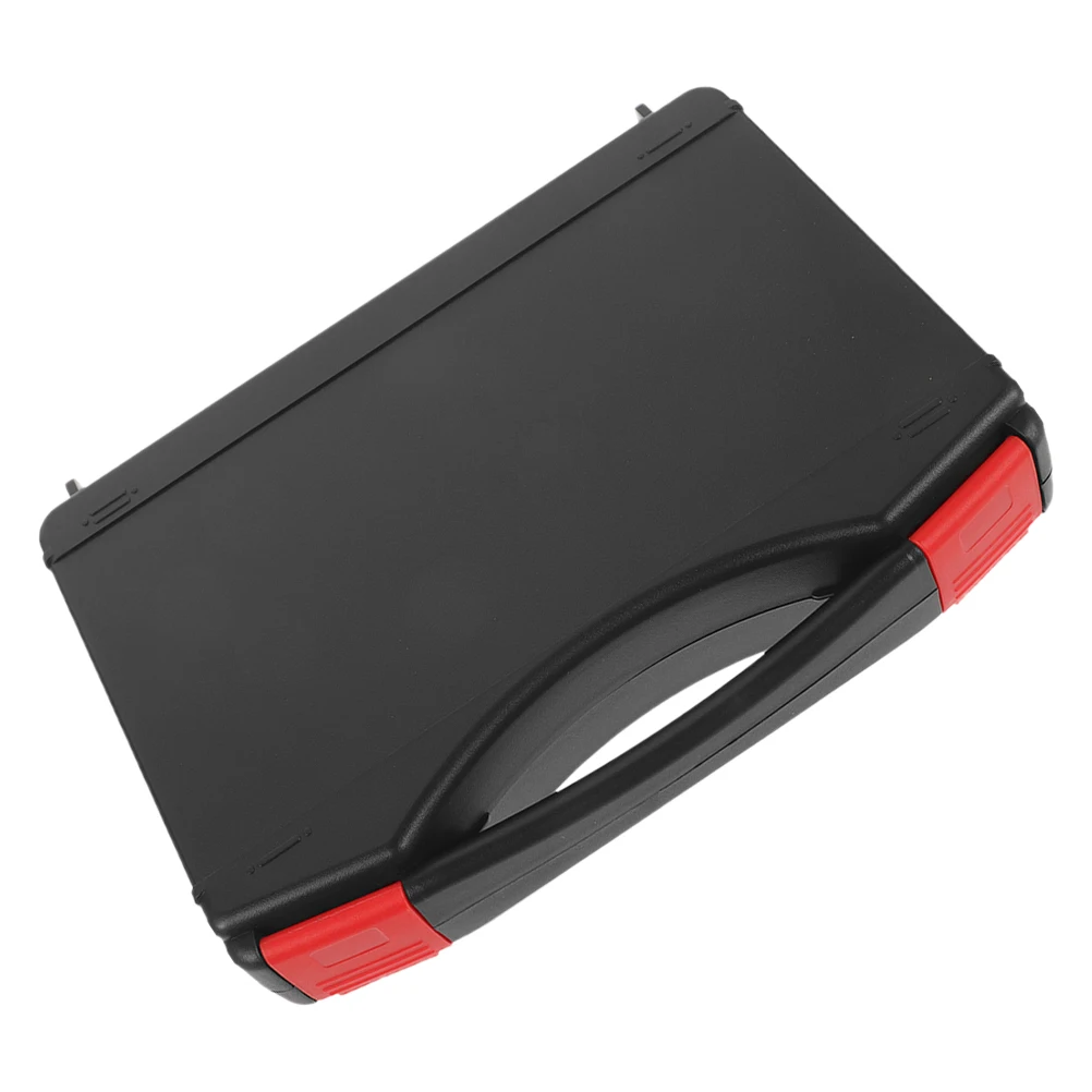 

1pcs Multifunctional Toolbox Plastic Portable Storage Organizer Black Hardware Case for Tools Maintenance Travel with Handle