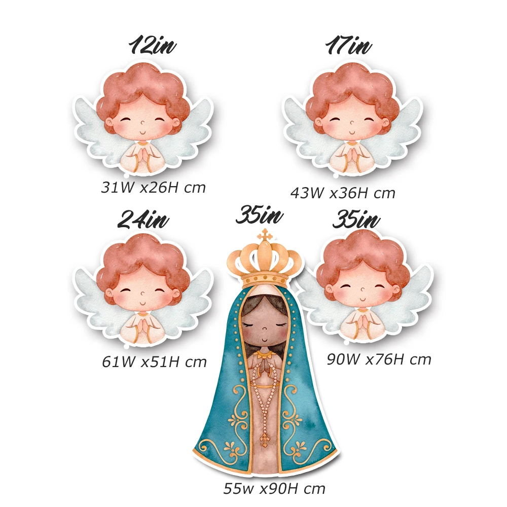 الطفل المعمودية Kt مجلس المقدسة بالتواصل القواطع الدعائم الملاك الصليب كرتون حفلة عيد ميلاد ديكور خلفية استحمام الطفل الوقوف تسجيل