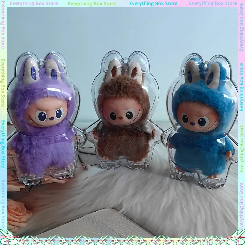 For Inner Password 4.0 Transparent Protective Case Suitable Vinyl Plush Pendant Storage Set Scratch Resistant Protective Case