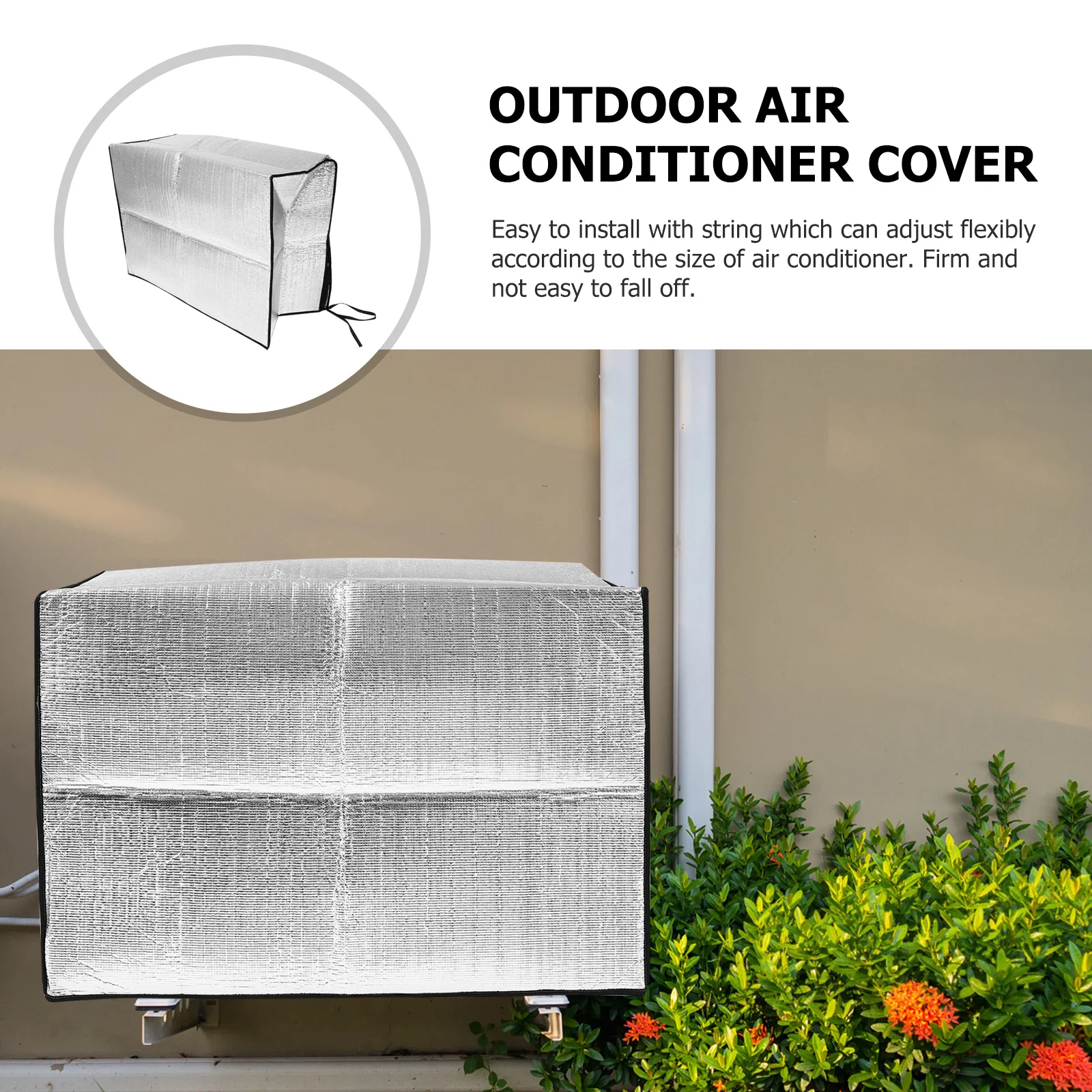 

Sun Shade Outdoor Waterproof AC Protective Cover Wall Machine Long Life Blocks Sunlight Easy Install for Air