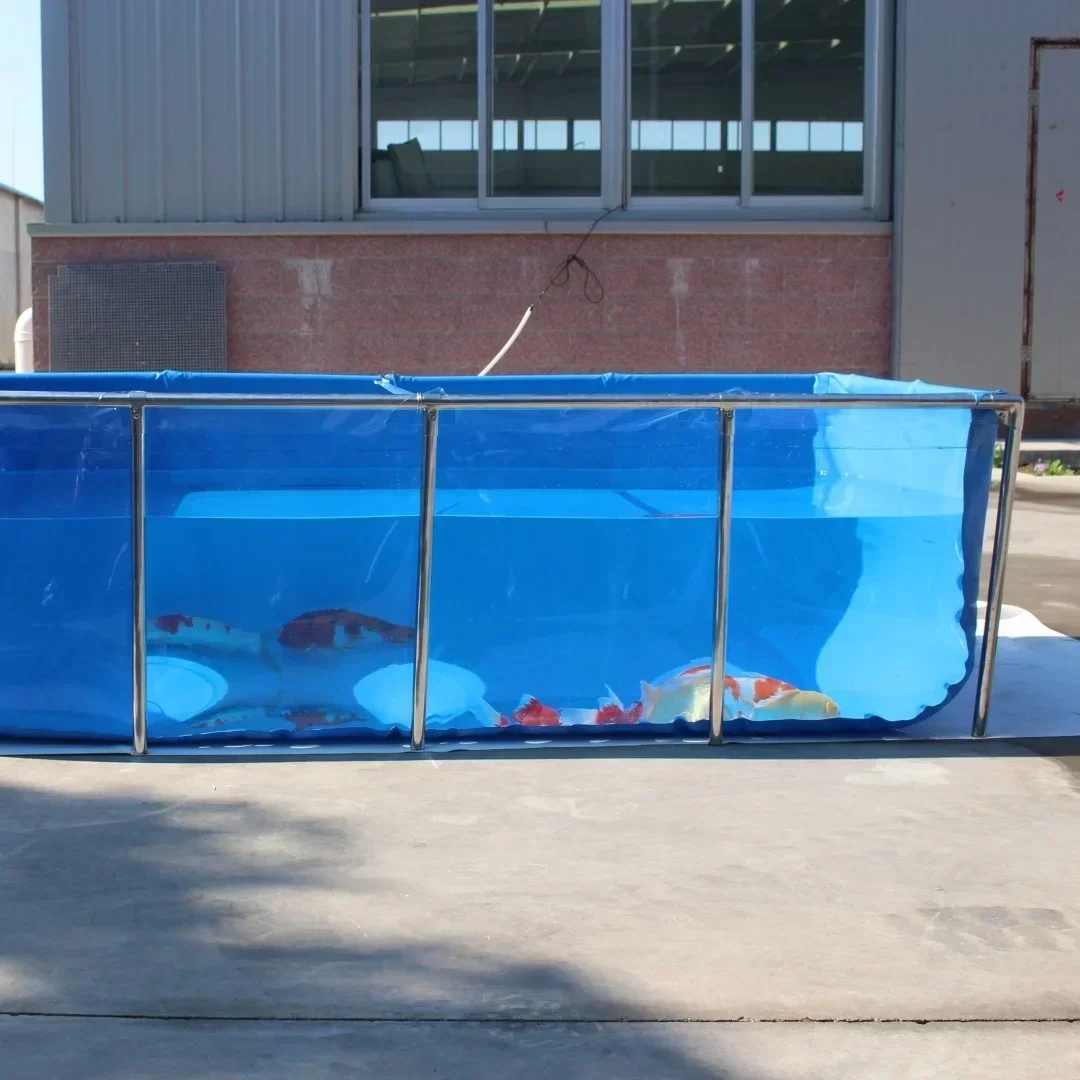 Above Ground Agriculture Large Plastic Koi Carp Pond Live Fish Breeding Pool Farming Equipment Transport Tank