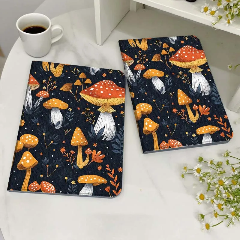 

Cartoon Mushroom House Pattern For Honor MediaPad MatePad 6 7 X8 M5 M6 V6 V7 T5 T10 T10s 10 11 SE C5e X8a Pro Lite Tablet Case