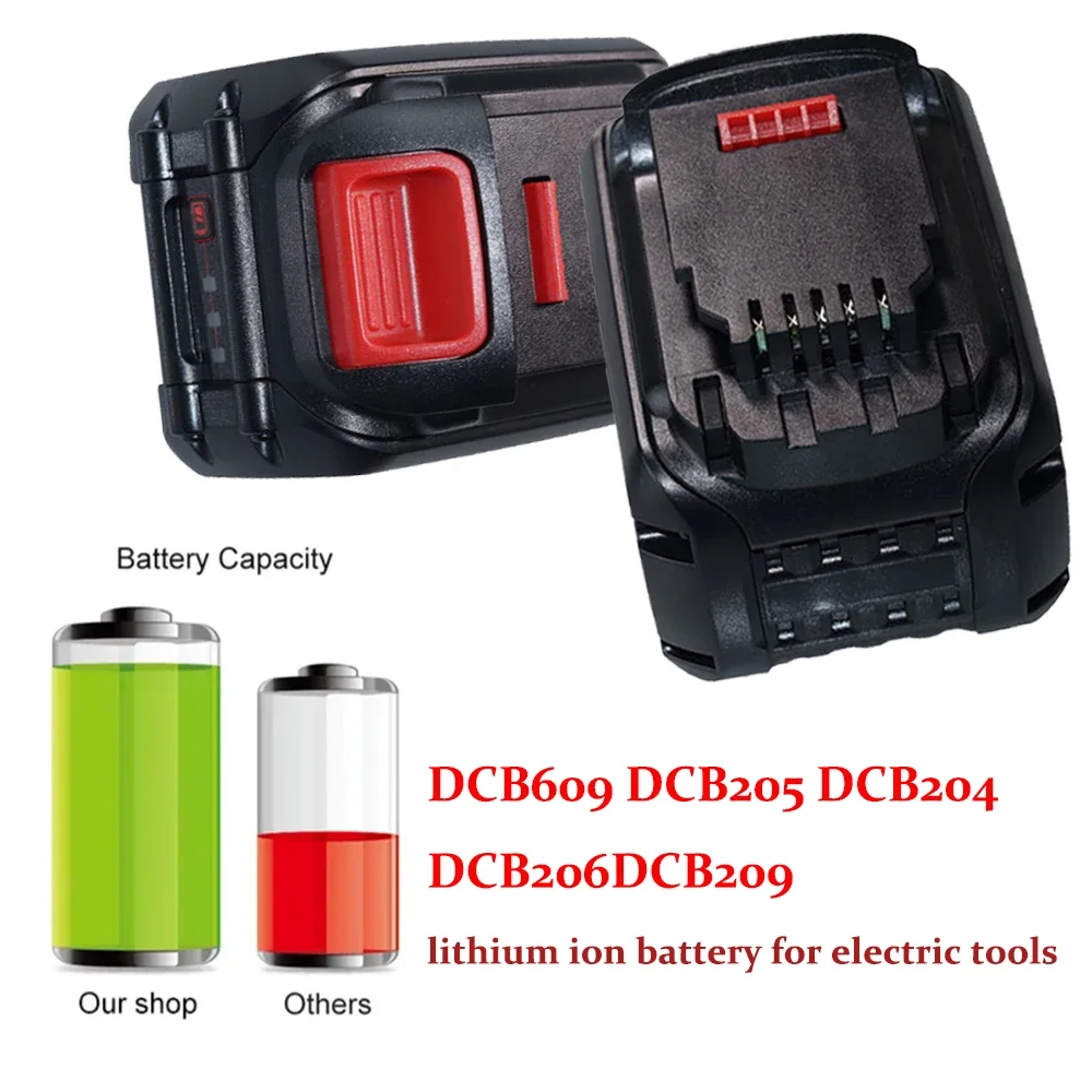 Batería de iones de litio de repuesto para herramienta eléctrica Dewalt, 60V, 9000mAh, DCB609, DCB200, DCB606, DCB205, DCB206, DCB209, DCB182