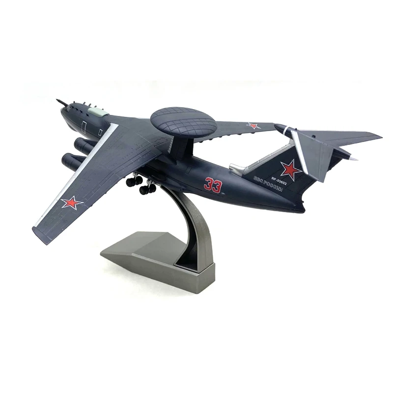 JASON TUTU 1/200 Scale Soviet A-50U AWACS Aircraft Model Diecast Metal Military Plane Finished Decorative Ornament Collect Gift