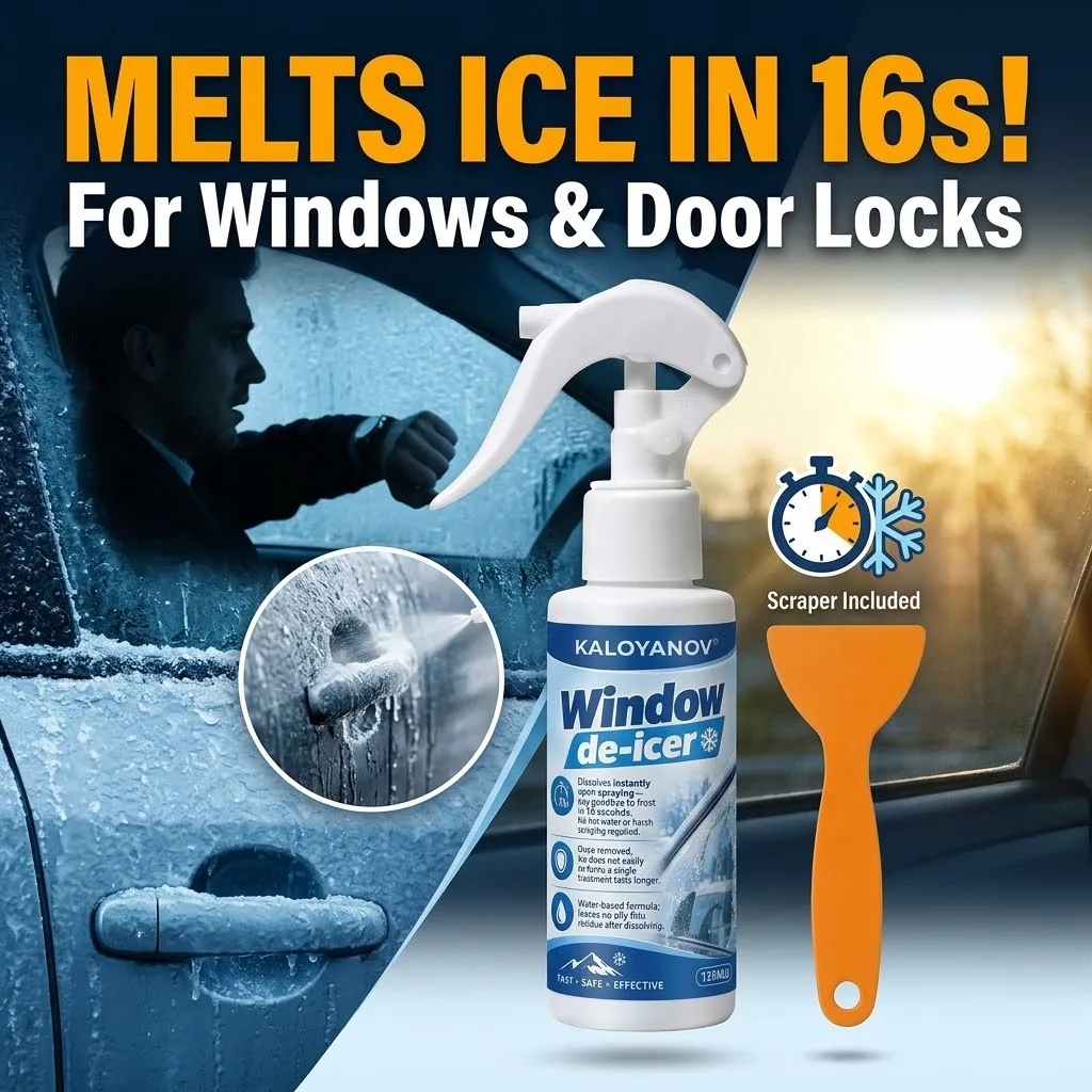 Car Windshield De-icer Spray Fast Ice Melting Defroster Auto Glass Winter Antifreeze Snow Remover Window Cleaning Accessories