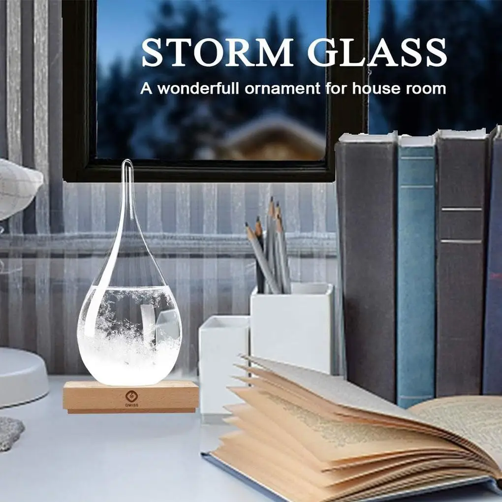 

Storms Glass Weather Predictor Stylish Home Accents For Any Occasion Elegant Decoration Office Gifts