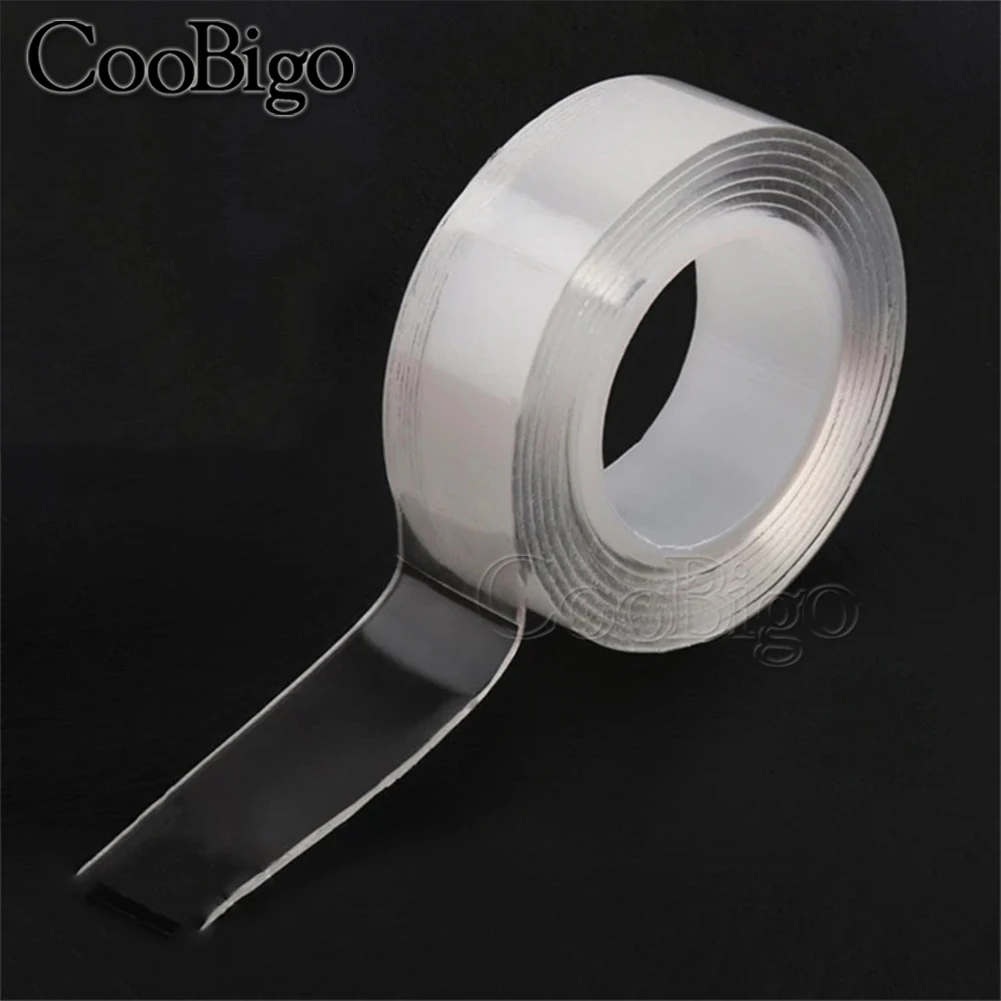 

1 м 2 м 3 м 5 м нано двусторонняя лента волшебная клейкая застежка-органайзер для наклеек офисные канцелярские принадлежности прозрачный 20 мм 30 мм