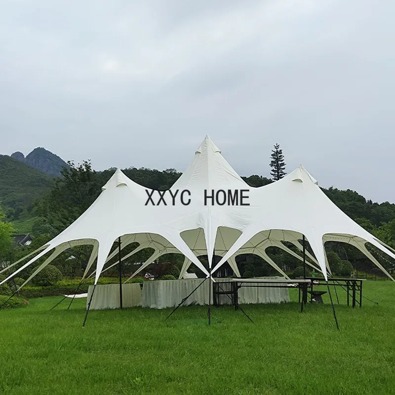 

Camping Extra-Large Lotus Canopy Camp Outdoor Multi-Purpose Rainproof And Sun-Proof Pergola Shade Picnic
