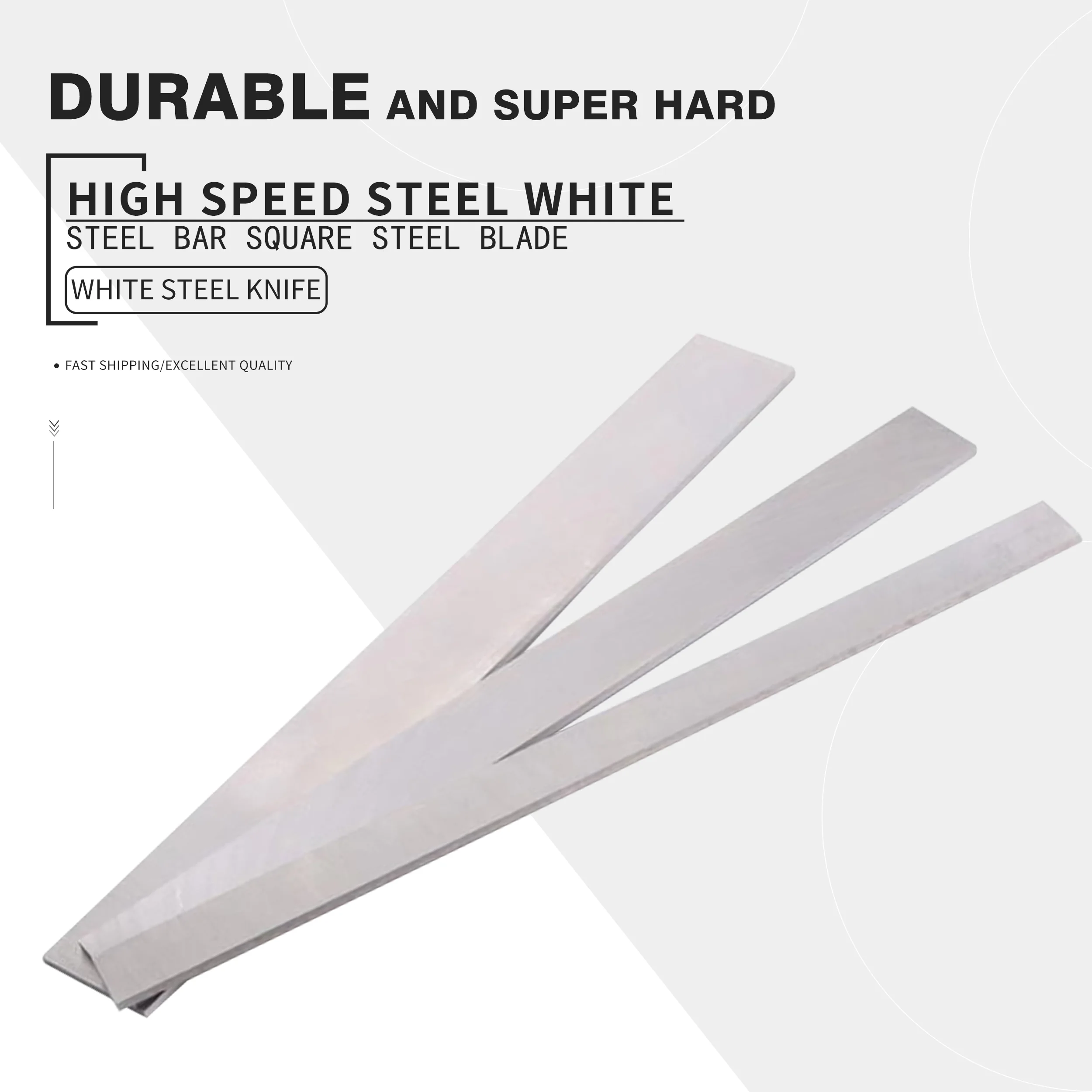 10mmx100mmx300mm HSS high speed steel turning tools blank white steel knife hardened white steel turning inserts white steel bar