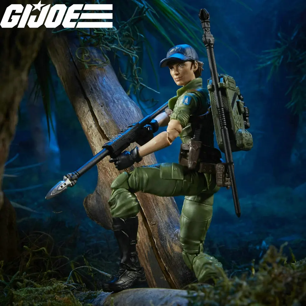 Genuine G.I.Joe GIJoe Lady Jaye Action Figure Model Toy 6in Soldier Collection Gift