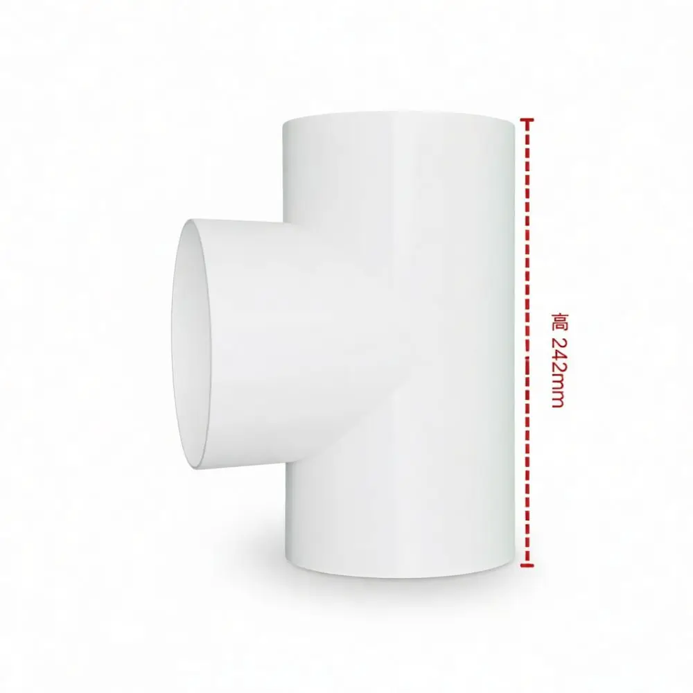 Air Ducting Connector T Shape Y Type Hose Fitting 100mm 150mm Reducer Exhaust Ventilation System Airflow Joint Adapter