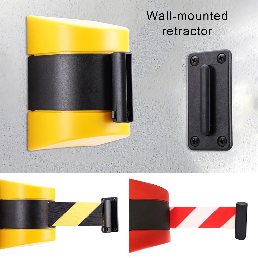 School Wall Mounted Warning Tape Banquet Retractable Band Line Divider