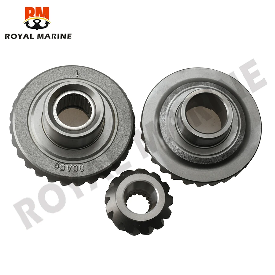 68V Gear Kit For Yamaha Outboard Motor 4T F75 F90 F115 28 teeth Forward Gear 68V-45560 Reverse 68v-45570 Pinion 68V-45551