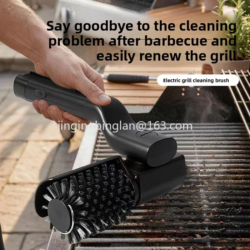 2026 manufacturer popular electric barbecue brush, cleaning brush 180 degrees can be rotated without dead ends, cleaning barbecu