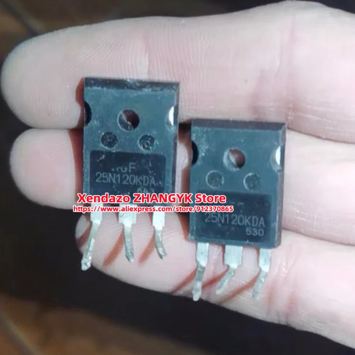 10pcs/lot  KGF25N120KDA 25N120KDA KGT25N120KDA TO-247 IGBT Power Tube