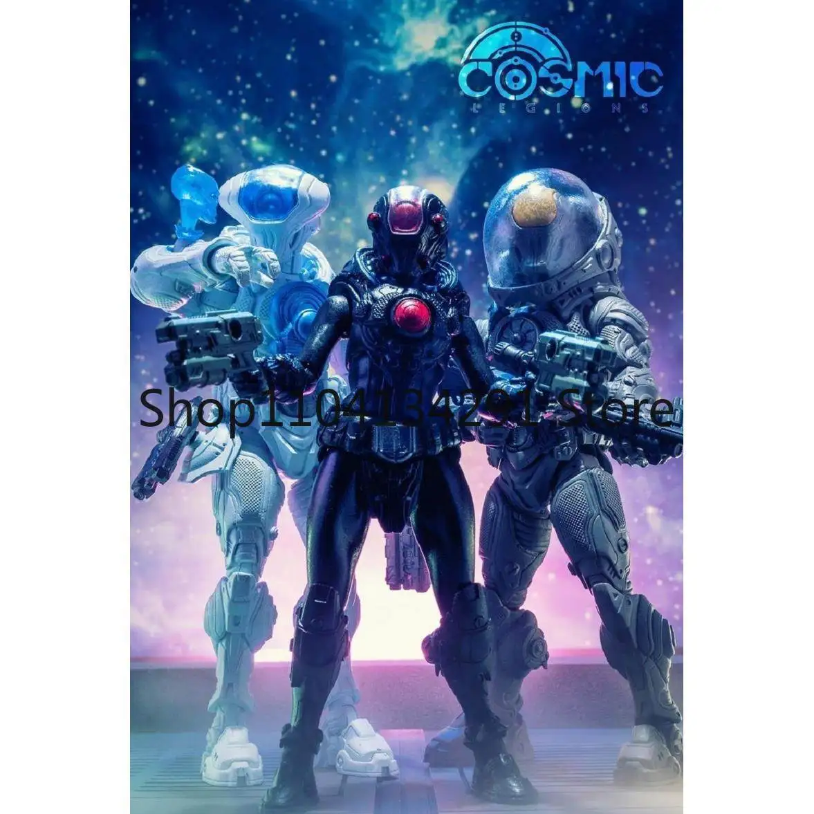 Original quatre chevaliers légion cosmique 7 pouces figurine articulée vague 1 CLW1 gardien Jailer Tega figurine à quatre mains modèle jouet