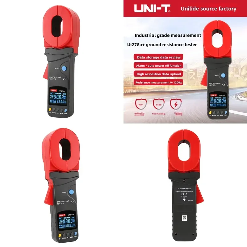 for UT278A+ & UT276A+ High Accuracy Circuit and Ground Resistance Testers with High Precision Digital Display Clamp Type