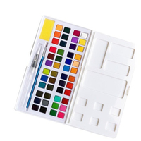 Artist Solid Watercolor Pigments Pearl 12/24/36 Color Painting Set Nail Art Hand Drawing Tools Iron Box Set Art Supplies