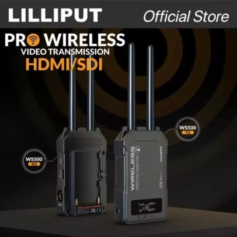 

New WS500 Wireless Video Transmission 500ft 150m Low Latency 80ms HDM/SDI Wireless Transmission for Live Stream