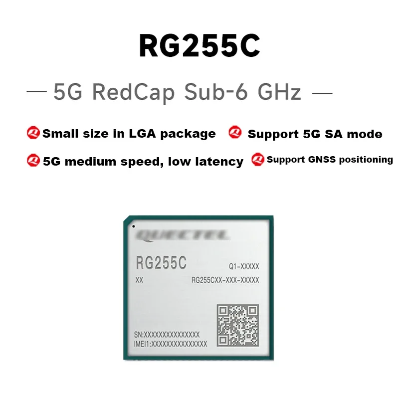 RG255C Internet of Things 5G full network communication module Redcap module 5G RedCap RG255C Mini PCIe series