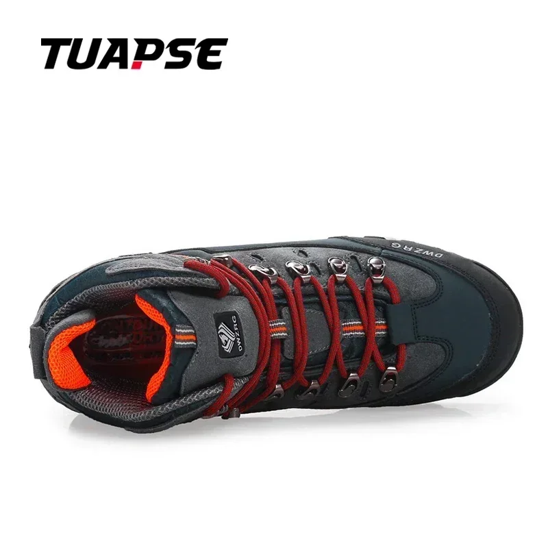 TUAPSE Outdoor Hiking Shoes Women Waterproof Climb Mountain Trekking Non-slip  Mujer  Men Hunting Shoes Walking Shoes Size 40-46