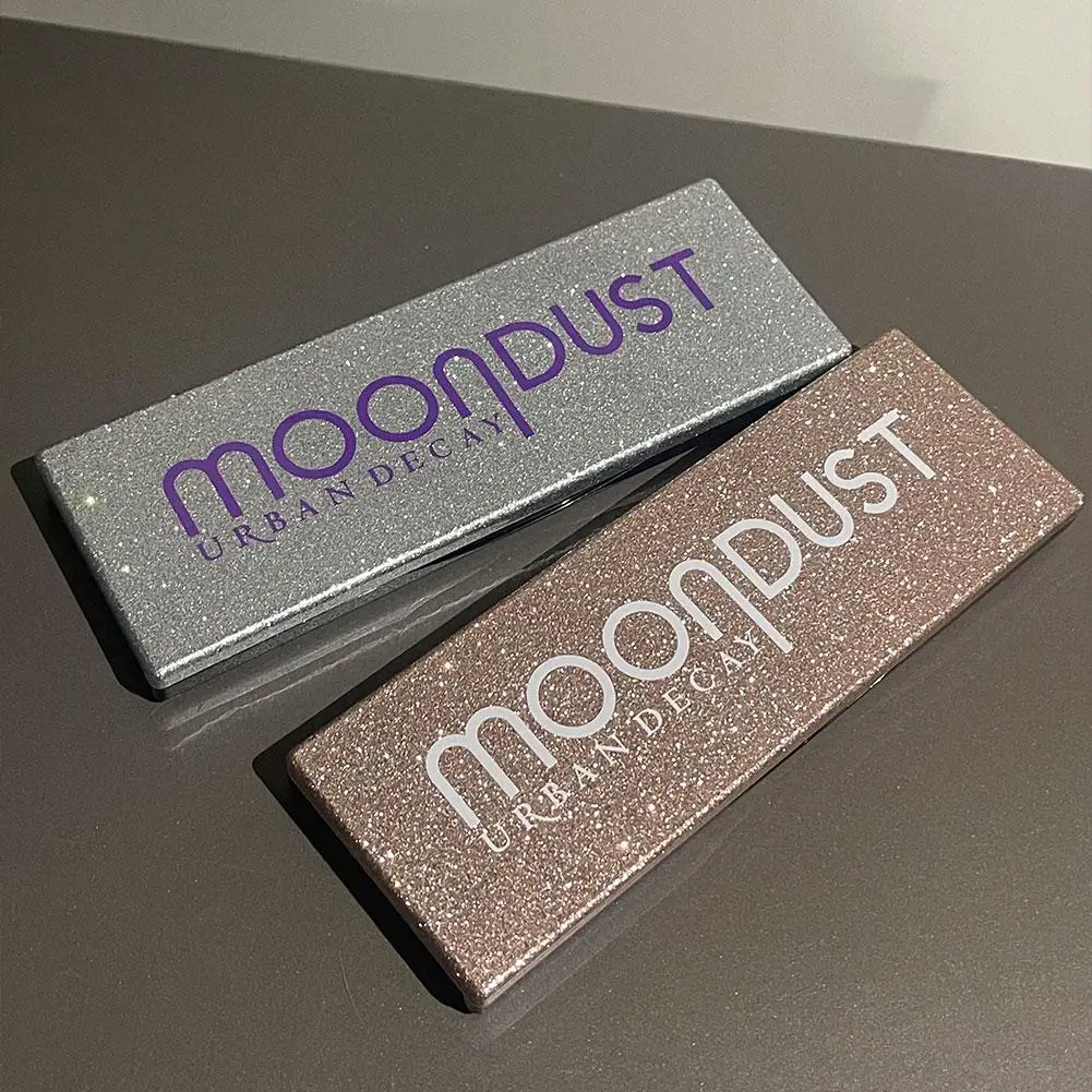 MoonDust 4-Color Eyeshadow Palette - Hypoallergenic Shimmer Matte, High Color Payoff Blendable, Radiant 3D Eye Makeup For All