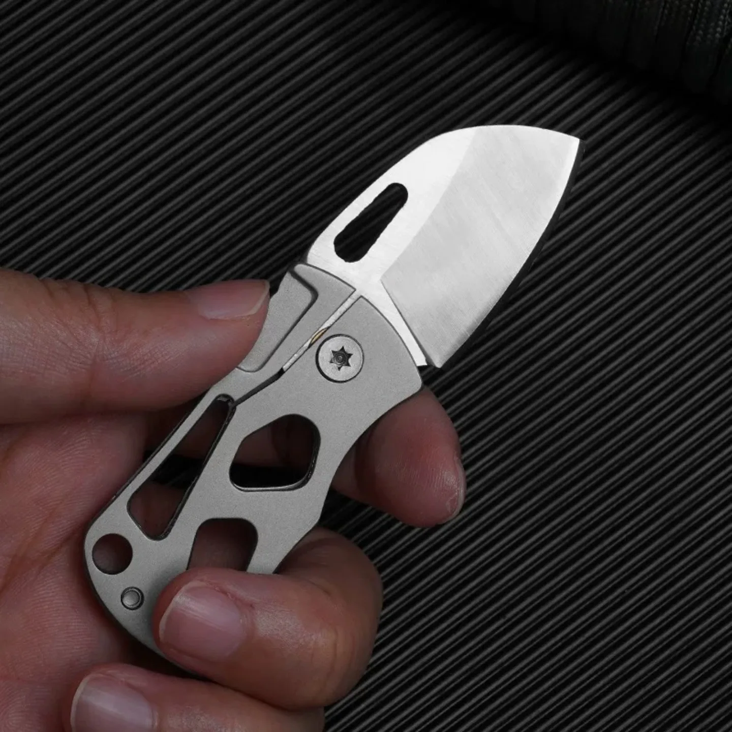 Stainless Steel Mini EDC Keychain Cutter Portable Pocket Utility Knife Express Package Opener DIY Craft Cutting Tool