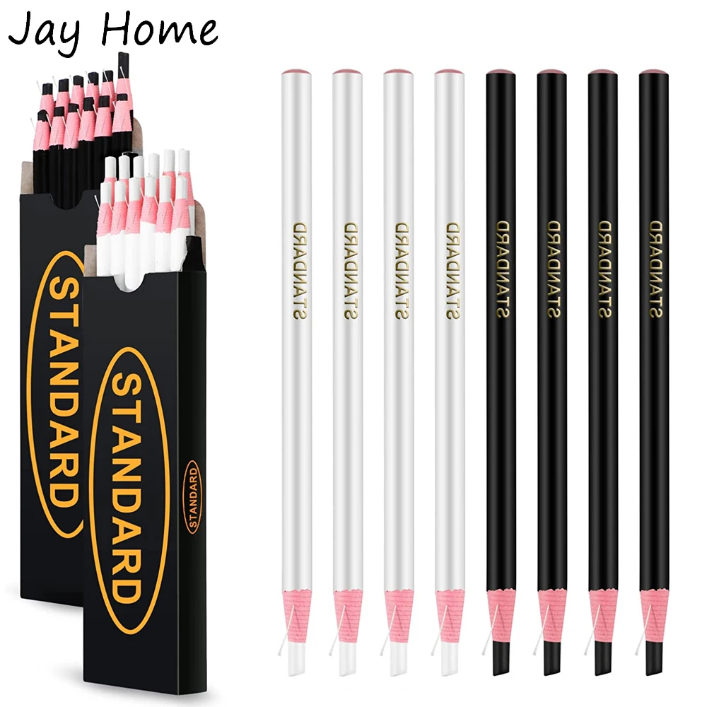 

8PCS Sewing Marker Pencils Drawing Marking Crayon Pencil Sewing Tailor's Chalk Fabric Leather Sewing Chalk DIY Sewing Supplies