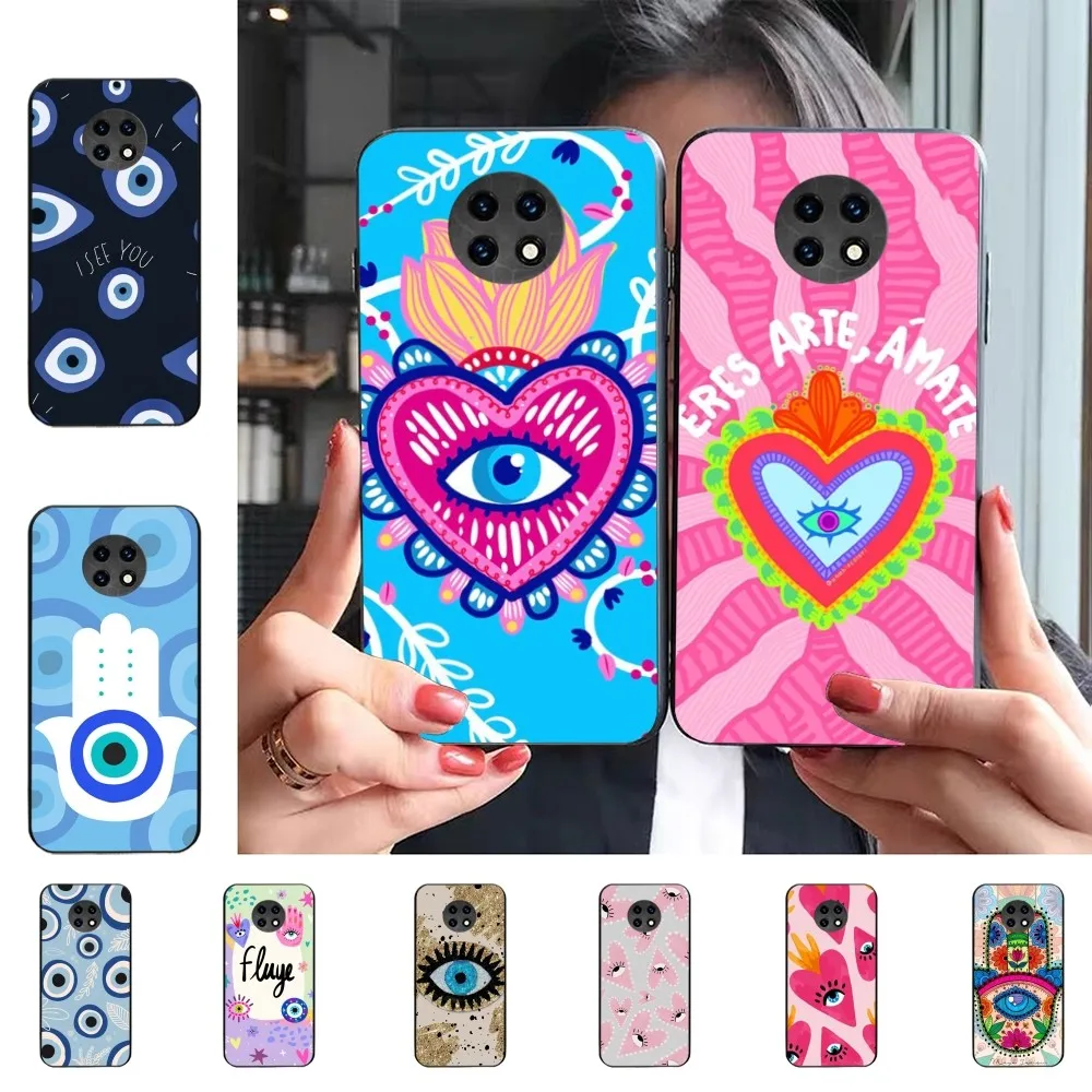 

Lucky Eye Blue Evil Eyes Phone Case For Redmi 5 6 7 8 9 10 Plus Pro 6 7 8 9 A GO K20 K30 K40 Pro Plus F3 Fundas