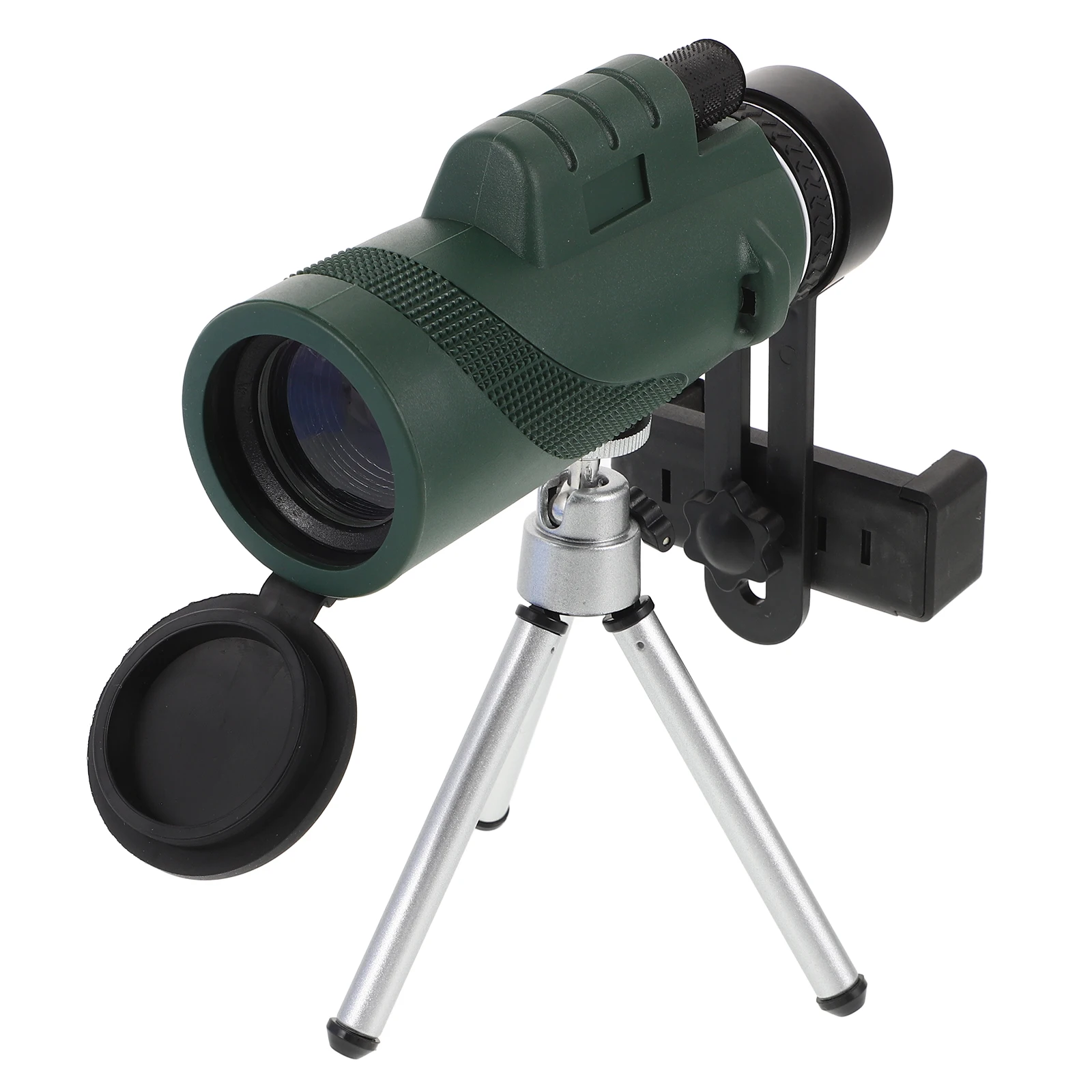

80X100 Monocular Telescope Handheld Single Tube HD Large Objective Green Compact Portable for Adults Bird Watching
