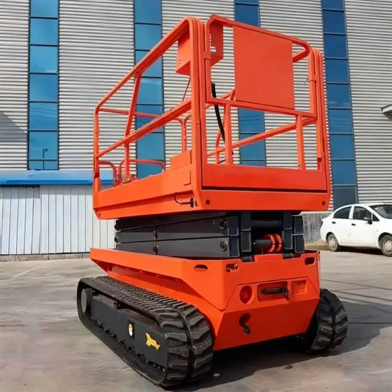 

Высококачественный электрический гусеничный подъемник, гидравлический мобильный ножничный подъемник, воздушная рабочая платформа, грузоподъемность 320 кг, рабочая высота 18 м