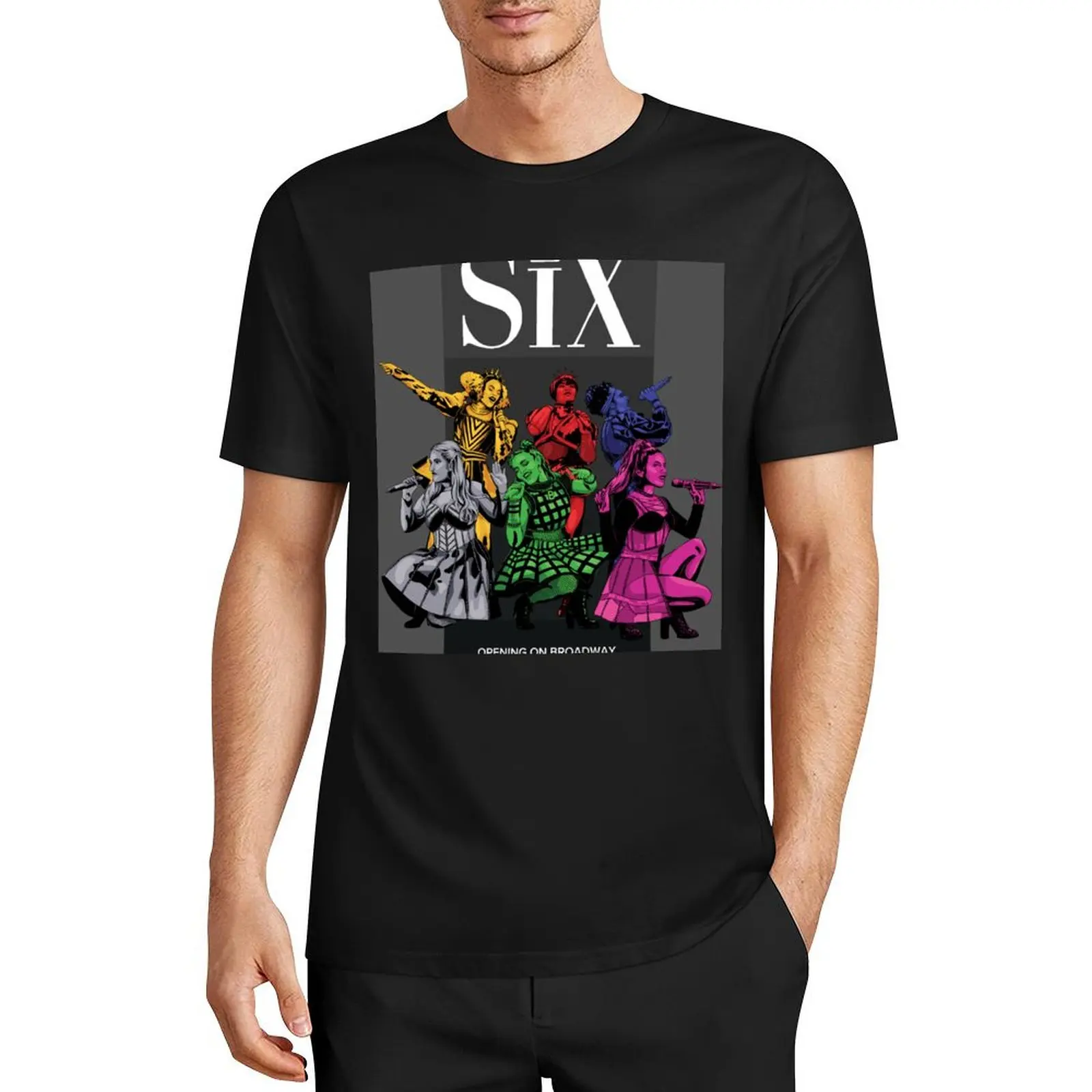 

Six the Musical T-Shirt baggy shirts Short sleeve tee custom shirt mens cotton t shirts