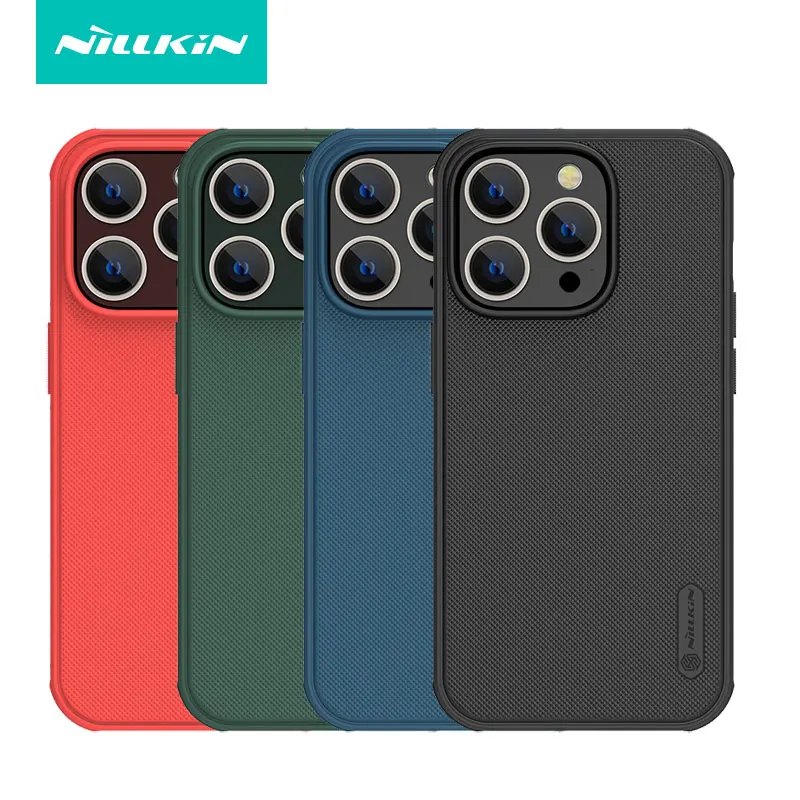 

For iPhone 14 Pro Max Case Nillkin Super Frosted Shield Mate PC+TPU Back Cover for iPhone 14 Plus Anti-Fingerprint