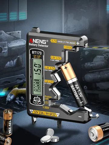 Universal ANENG BT173 Battery Level Tester Support Multiple Battery Models for Level Detection Without the Need for Power Supply