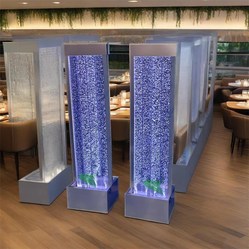 

.Indoor Decoration Acrylic Water Bubble Panel Wall Led Light Sensory Room Lights for Autism with Stainless Steel