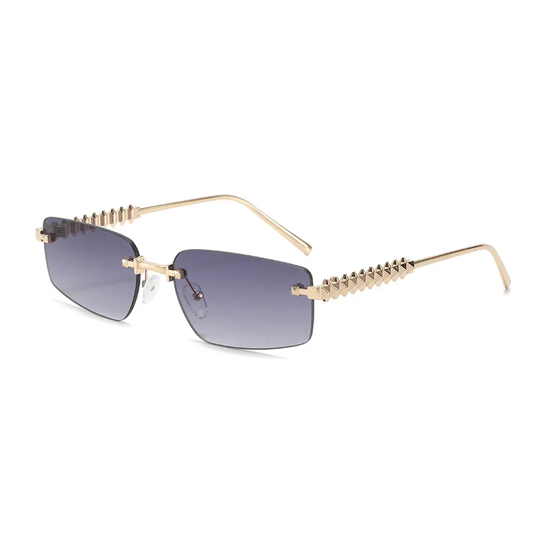 

2025 VAKA New Luxury Designer Fashion Brand Sunglasses Women Rimless Vintage Outdoor Trendy Shades Glasses Summer Travel Sungl