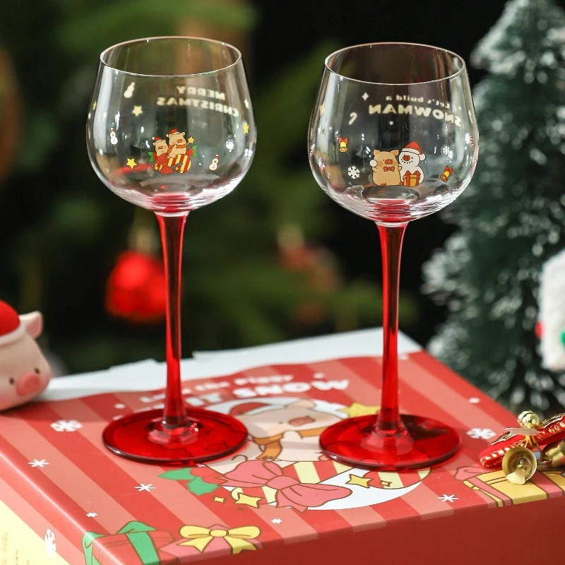 Home Bar Set - Lulu Pig Wine Glass Luxury Goblet