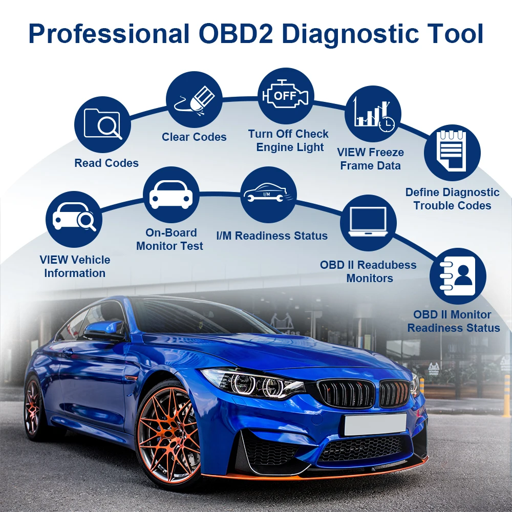 top sale Multifonctionnel car OBD Diagnostic Tool New V309 12V Auto Obd2 Code Reader Scan Automobile OBD Support 10 Languages