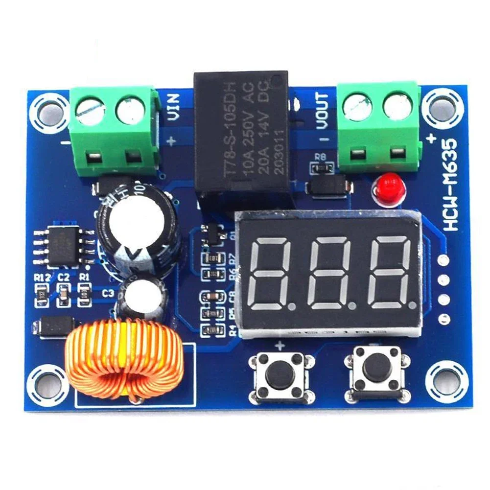 XH-M609 Low Voltage Disconnect Switch Cut Off DC 12-36V Digital LED Display Over Discharge Protect For 12-36V Lithium Battery