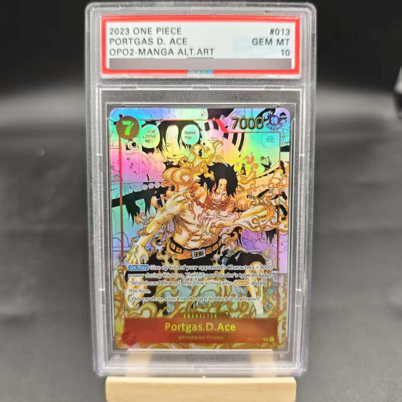 Diy Self Made One Piece OP13 Ruffy Sabo Ace Englische Bewertungskarte OPCG Zoro Roger Hancock Copy Version Anime Collection Cards