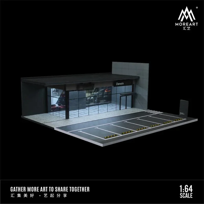 MoreArt 1:64 Showroom scene model Diorama