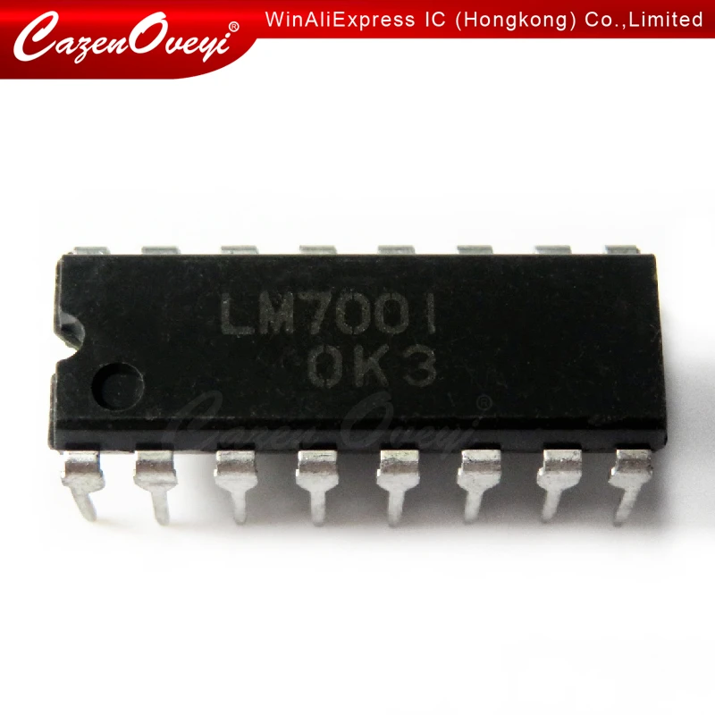 5pcs/lot LM7001 LM 7001 DIP-16 In Stock