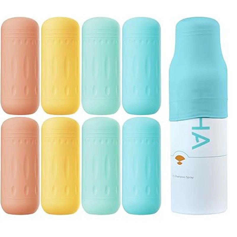 16Pcs Silicone Bottle Covers,Travel Essential For Women, Luggage Travel Size Toiletries,Elastic Sleeve For Leak Proofing